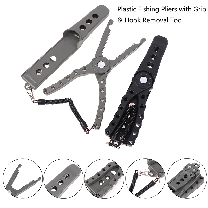 Fishing Hook Sharpener - كماشة صيد بلاستيكية مع أداة إزالة