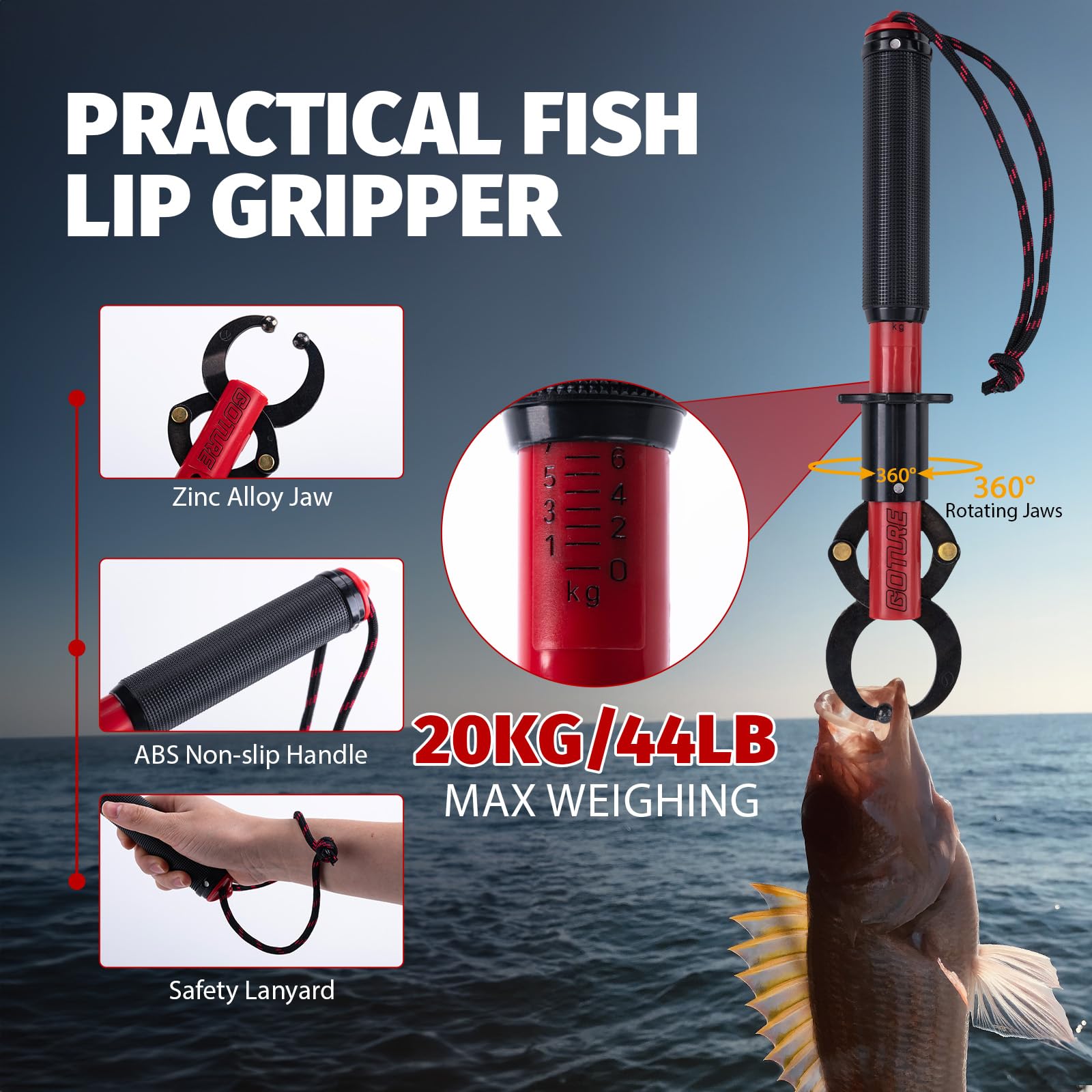 ملحقات صيد السمك من Goture، كم - مراجعة Fishing Hook Sharpener وسعره