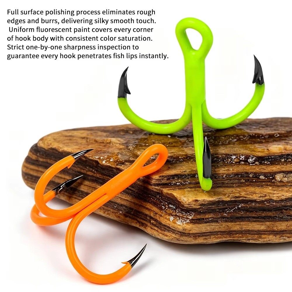 10 قطع، 10 قطع/علبة، خطافات ثل - مراجعة Fishing Hook Size وسعره