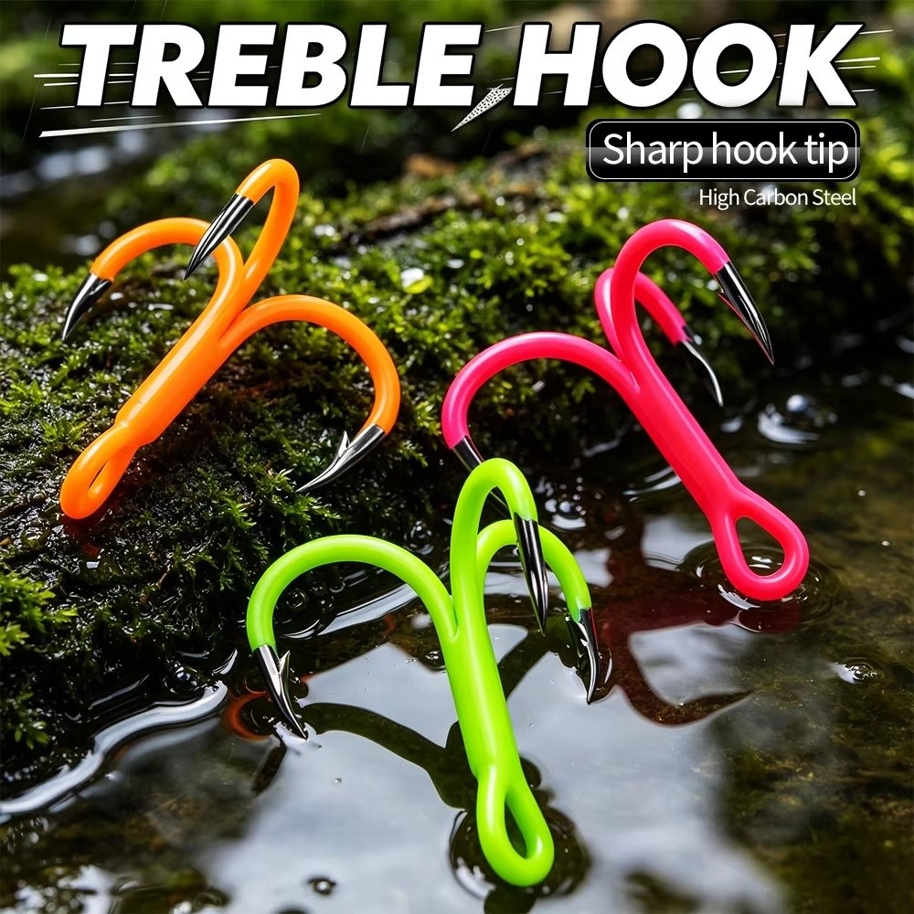 10 قطع، 10 قطع/علبة، خطافات ثل - مراجعة Fishing Hook Size وسعره