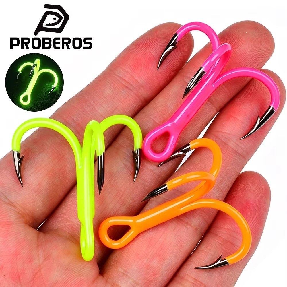 10 قطع، 10 قطع/علبة، خطافات ثل - مراجعة Fishing Hook Size وسعره